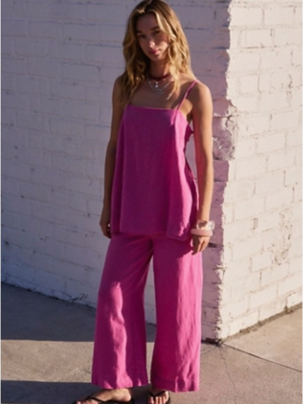 Free People Sightseer Linen Set